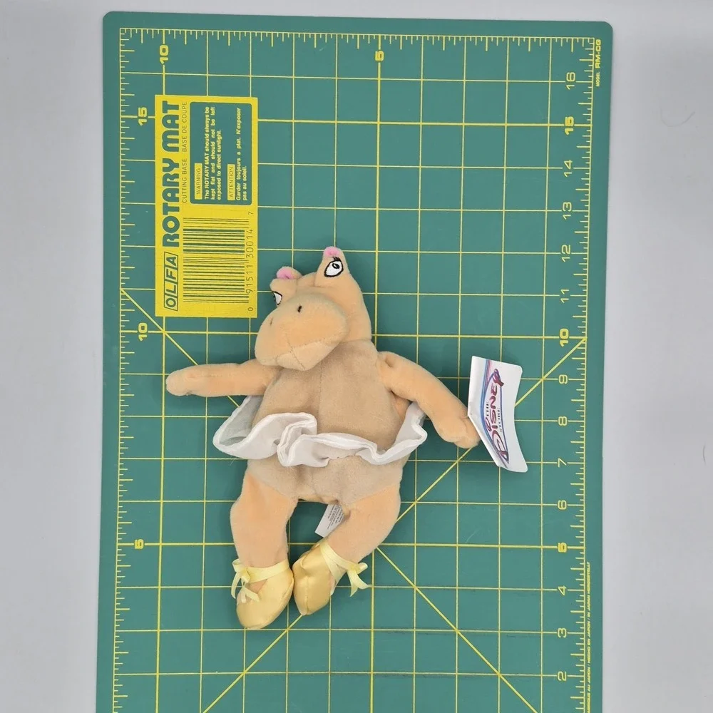 Disney Store Bean Bag Plush Fantasia‎ Dancing Hippo